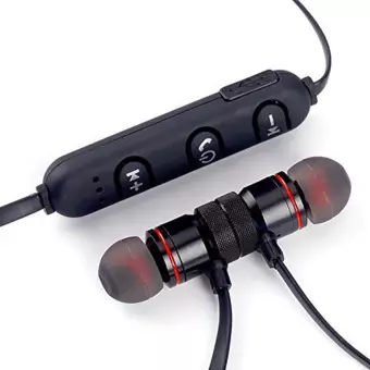 Magnetic Sports Headsets Stereo Music Earbuds Wireless Bluetooth Earphones for Mobile Phone